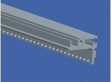 Heipac ECO 84HP rear rail with integrated Z rail